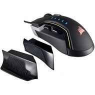 CORSAIR Glaive - RGB Gaming Mouse - Comfortable & Ergonomic - Interchangeable Grips - 16000 DPI Optical Sensor - Aluminum