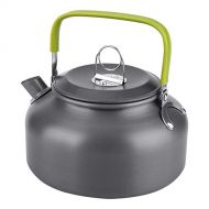 Pasamer Outdoor Portable Coffee Pot Camping Water Kettle Hiking Picnic BBQ Teapot Aluminum Quick Heat & Anti scalding 800ML