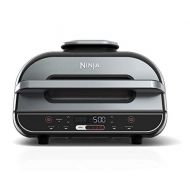 [아마존베스트]Ninja Foodi XL 5-in-1 Indoor Grill with 4-Quart Air Fryer, Roast, Bake, Dehydrate, BG500A