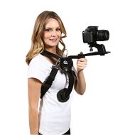 Cam Caddie Scorpion EX Hands Free Shoulder Support Rig/Mount Compatible with Canon, Nikon, Sony, Panasonic/Lumix Style DSLR Camcorder or Video Camera Includes: iPhone + GoPro Moun