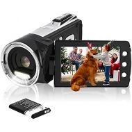 [아마존베스트]Vmotal HG5162 Digital Video Camera 1080P FHD Camcorder / 2.7 Inch TFT LCD Screen / 270 Degree Rotating Camcorder for Children / Beginners / Elderly People