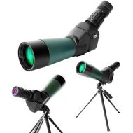 [아마존베스트]Aomekie BAK4 Spotting Scope with Tripod and Sun Visor 20-60 x 60 Waterproof Spotting Scope for Sports Shooters Hunting Bird Watching