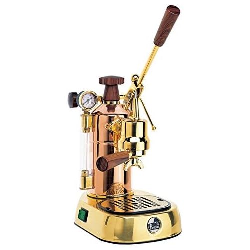  La Pavoni Professional 16-Cup Espresso Machine, Copper and Brass