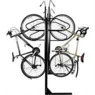 3 8-Bike Vertical Bike Rack, Double Sided, Locking, 72W x 90D