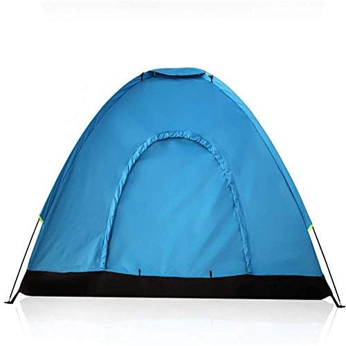  TANGIST Camping Tent， Family Tent Outdoor Hydraulic Fit One Person 3 Seasons Lightweight Tent Waterproof Family Sports Mountaineering Hiking Travel Outdoor Tent Blue Waterproof