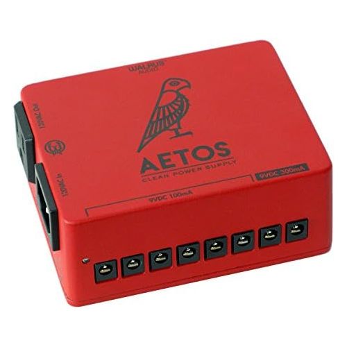  Walrus Audio Aetos 8 Output 120 Volt Power Supply, Limited Edition Red