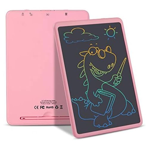  [아마존베스트]SUNLU LCD Writing Tablet, 11 Inch Electronic Writing and Drawing Board, Erasable Reusable Doodle Pad Tablet for Kids and Adults at Home, School, Office (Pink)