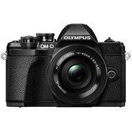 Olympus OM-D E-M10 Mark III Kit, Micro Four Thirds System Camera (16 Megapixel, 5-Axis Image Stabilisation, Electronic Viewfinder) + M.Zuiko 14-42 mm EZ Zoom Lens + M.Zuiko 40-150