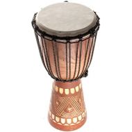 [아마존베스트]Ciffre Djembe Drum Bongo Drum Hand Drum Bush Drum Percussion Children Fair Trade 30 cm