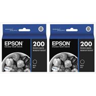 Epson Genuine 200 (T200120) DURABrite Ultra Black Ink Cartridge 2-Pack