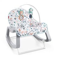 Fisher-Price Infant-to-Toddler Rocker - Pacific Pebble, Portable Baby Seat, Multi