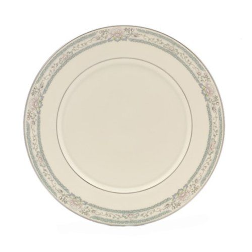 레녹스 Lenox Charleston Platinum Banded Ivory China Dinner Plate