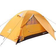Bessport Camping Tent 3 Person Tent Waterproof Two Doors Tent Easy Setup Lightweight for Outdoor, Hiking Mountaineering Travel
