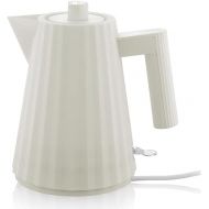 Alessi Plisse MDL06/1WUS - Electric Kettle in Thermoplastic Resin, US Plug 1500W, 33.8 fl oz, White