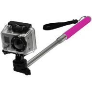 MaximalPower PINK 42 Extendable Handheld Monopod Selfie Stick Pole with Mount Adapter For GoPro HERO 3, 3+, 4