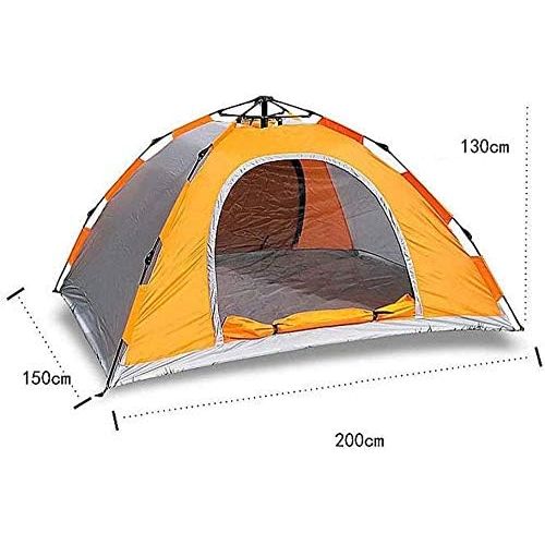  BYCDD Camping Tents, 2 Person Family Dome Waterproof Sun Shelters Tents Quick Set Up Tents for Hiking & Outdoor Music Festivals,A