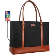 [아마존베스트]MONSTINA Woman Laptop Tote Bag,USB Teacher Bag Large Work Bag Purse Fits 15.6 in Laptop
