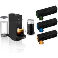 Nestle Nespresso Nespresso VertuoPlus Coffee and Espresso Machine Bundle by DeLonghi with Aeroccino Milk Frother?with Vertuoline Variety Pack Coffees included