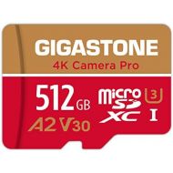 [5-Yrs Free Data Recovery] Gigastone 512GB Micro SD Card, 4K Video Recording for GoPro, Action Camera, DJI, Drone, Nintendo-Switch, R/W up to 100/60 MB/s MicroSDXC Memory Card UHS-