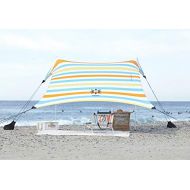 Neso Tents Beach Tent with Sand Anchor, Portable Canopy Sunshade 7 x 7 Patented Reinforced Corners