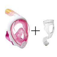 ME TRIBORD SUBEA Easybreath Full Face Snorkeling Anti-Fog Mask Latest Version with Camera Fixation and Microfiber Cloth 6.6 x 5,7