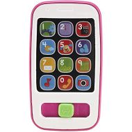 Fisher-Price Laugh & Learn Smart Phone Pink, Light-Up Musical Pretend Phone for Infants & Toddlers