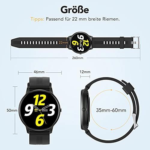 [아마존베스트]AGPTEK Smart Watch, 1.3 inches / 3.3 cm Wristwatch