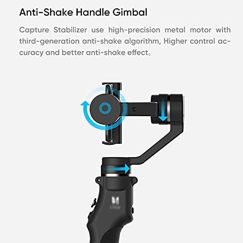  WSSBK 3 Axis Handheld Gimbal Stabilizer Gimbal Smartphone for 4k Video Record Action Camera Stabilizer