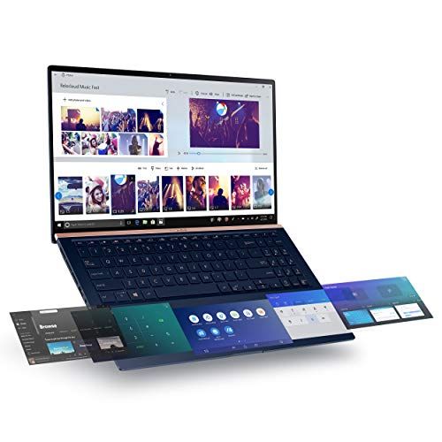 아수스 Asus ZenBook 15 Ultra-Slim Laptop 15.6” FHD NanoEdge Bezel, Intel Core i7-10510U, 16GB RAM, 1TB PCIe SSD, GeForce GTX 1650, Innovative Screenpad 2.0, Windows 10 Pro, UX534FTC-XH77,