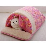 D-4PET Dog Bed - Pet Dog Puppy Cat Warm Sleeping Cushion Bed House Non-Slip Hut Basket Kennel Sofa Washable Mat Bag Cartoon Little Dog Kennel