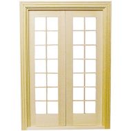 Houseworks, Ltd. Dollhouse Miniature 1/2 Scale Classic French Doors