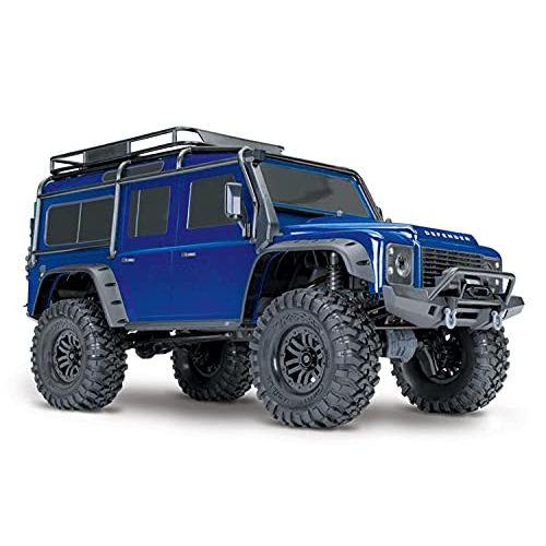 트랙사스 Traxxas 82056-4-BLUE TRX-4 Scale and Trail Crawler with Land Rover Defender Body