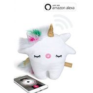 Toymail Talkie Unicorn Lets You Send Messages (Two-Way Voice Chat Phone to Toy). Send Stories and Songs from Free App. Keep in Touch Wherever You are.