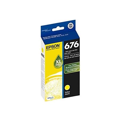 엡손 Epson T676XL420 DURABrite Ultra 676 Inkjet Cartridge-Yellow