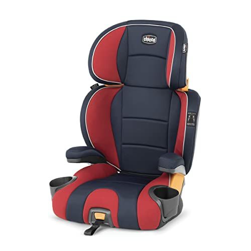 치코 Chicco KidFit 2-in-1 Belt Positioning Booster Car Seat - Horizon, Navy/Red