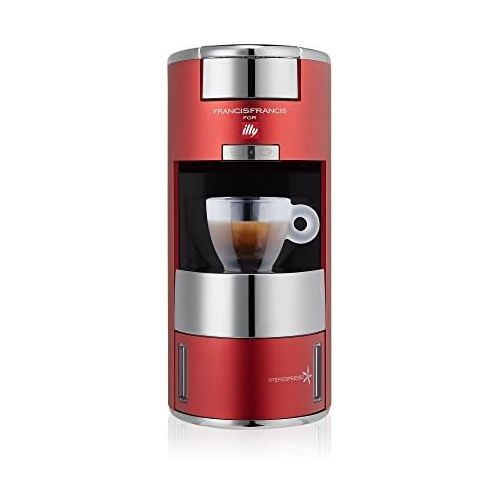 일리 illy X9 Espresso Machine, 4.8 x 10.5 x 10.6, Red