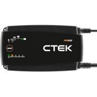 CTEK PRO25S, 25A, 12V Battery Charger and Power Supply, Battery Tender Charger, Battery Maintainer, 12V Lithium Ion Battery Charger for Car and Truck with Reconditioning Mode and Battery Desulfator