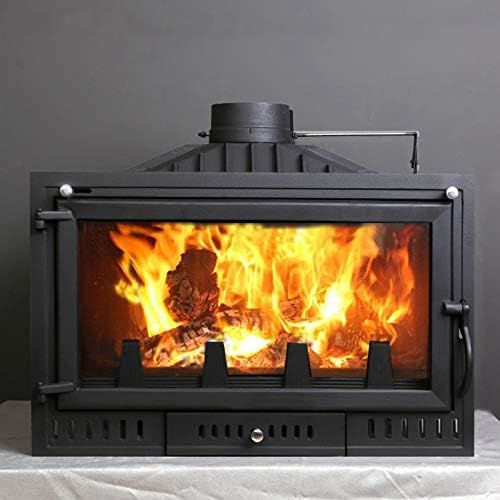  Baoblaze 4 Blade Heat Powered Stove Fan Eco Friendly Heat Distribute Air Circulation Fireplace Fan for Wood/Log Burner/Fireplace Black