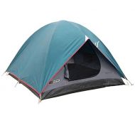 NTK Cherokee GT 5 to 6 Person 9.8 by 9.8 Foot Outdoor Dome Family Camping Tent 100% Waterproof 2500mm, Easy Assembly, Durable Fabric Full Coverage Rai