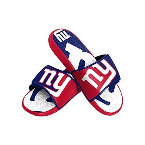  FOCO NFL Mens Cropped Big Logo Shower Sport Flip Flops Sandals Slides