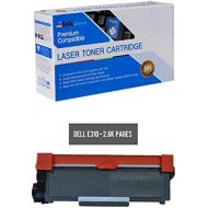 Inksters of America Inksters Compatible Black Toner Cartridge Replacement for Dell 593 BBKD Compatible with E310DW E514DW E515DN E515DW