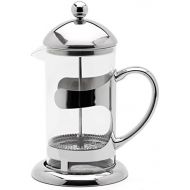 [아마존베스트]Weis Stainless Steel Press Filter Glass Teapot 0.75L