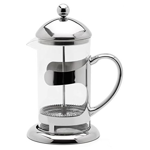  [아마존베스트]Weis Stainless Steel Press Filter Glass Teapot 1.5L