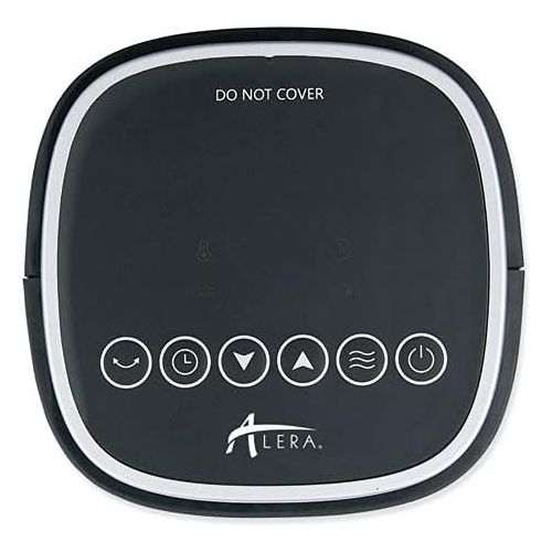  Alera HECT24 7.17 in. x 7.17 in. x 22.95 in. Ceramic Heater Tower with Remote Control - Black