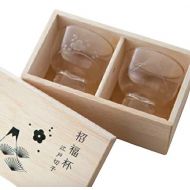 [아마존베스트]Toyo Sasaki Glass Collectible Japanese Sake Glass, KIRIKO Set,SHOFUKUHAI