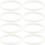 Felji 8 Pack White Gasket Rubber Sealing O-Ring Replacement Part for Nutri Ninja Auto-iQ Blenders BL480 BL681A BL682 BL640