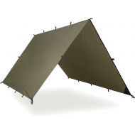 Aqua Quest Guide Tarp - 100% Waterproof Ultralight Ripstop SilNylon Backpacking Rain Fly - 10x7, 10x10, 13x10, 20x13 Green or Olive Drab