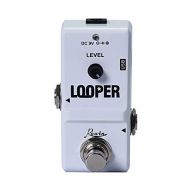 Rowin Tiny Looper Electric Guitar Effect Pedal 10 Minutes of Looping Unlimited Overdubs White: Musical Instruments