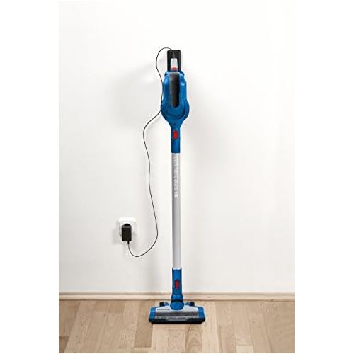  [아마존베스트]Severin HV 7160 Bagless Hand and Handle Vacuum Cleaner with Electric Brush, 22.2 V Lithium-Ion Battery, S Special CarPET & Carpets Li 30, Blue/Red