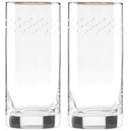 Lenox kate spade new york Sadie Street crystal Highball Glasses 6.25, Set of 2 New in box